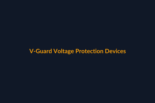 V-Guard Voltage Protection Devices available at Raguveer Electric Talala